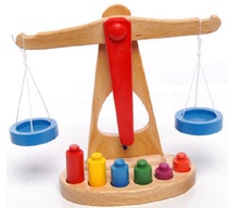 Mons teaching center introduces toys of toys simulation tiannas wooden balance balance