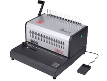 Lei Sheng EB-30 electric punching text contract binding machine heavy-duty comb rubber ring clip binding machine with drawing knife