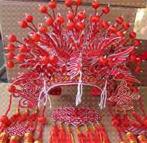 Bodhisattva statue Temple Butterfly crown Phoenix crown Queen Empress Princess headdress helmet Three phoenix five phoenix crown Point thick handmade