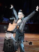 New century dress Latin dance dresses Latin performance dress string beads Latin dresses full drill Latin blouses