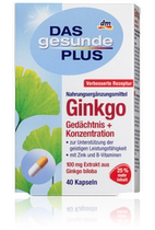 German direct mail DAS gesunde PLUS Ginkgo biloba essence cleaning