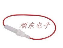 White with line lantern base 5 * 20MM 6 * 30MM glass fuse pipe seat fuse box card