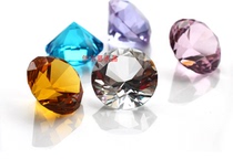 Exquisite machine grinding crystal diamond simulation home decoration crafts counter decoration Opening gift super flash heavy true