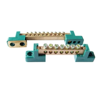 Copper terminal block zero ground row ground Row terminal block copper bar 8 * 12MM 8 bits