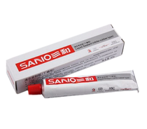 Sanhe brand liquid sealant White pipe sealant High temperature resistant instead of thick white paint waterproof nitrile type 80g