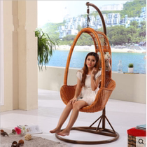 Real Vine sling basket rattan chair swing hanging chair indoor balcony single rattan leisure cradle chair Birds Nest Outdoor