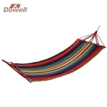 Mostly outdoor portable hammock anti-rollover canvas beach self-driving tour Camping lunch break Park leisure 5218