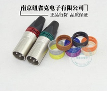 NEUTRIK XLR NC3MXX Canon silver plated three-core balanced XLR male microphone Mike 3-core male