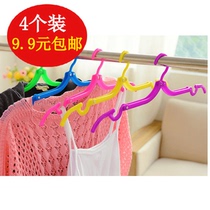 4 folding hangers portable multifunctional clothes rack for easy travel travel