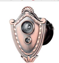 High-grade Jingyuan antique bronze gold cup anti-theft door integrated doorbell wireless two-in-one electronic cat eye 35MM