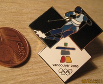 2010 Vancouver Winter Olympics badge Black Diamond Series Badge Womens Ski badge