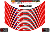 General Japan MDF HONDA universal wheel stickers CBR PCX FORZA 12 14 17 inches