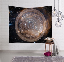 Interstellar mandala Indian mandala hanging cloth Nordic ins wall background decorative painting cloth wall tapestry sand blanket towel