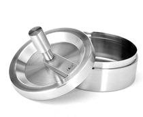 zack Germany original imported high-grade stainless steel pressing rotary ashtray creative gifts Christmas gifts