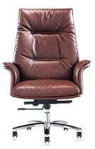 Leather big chair can lie on the presidents chair Head layer scalper leather boss chair Luxury office chair fashion CEO swivel chair