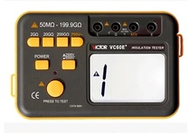 Shenzhen Victory Megohmmeter Insulation Resistance Tester Shake 250V 500V 1000V 2500VVC60B