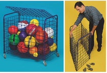 Kalome storage car early childhood education Park childrens multi-functional sports goods storage rack ball basketball finishing frame