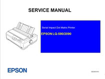 EPSON EPSON needle printer LQ590 LQ2090 Repair Manual Service Technology upgrade program
