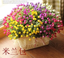 5 fork Milan bud 30 flowers Korean pastoral simulation flower silk flower decoration flower living room bedroom restaurant flower arrangement