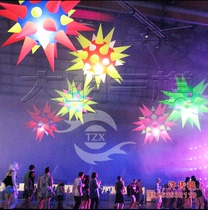 Inflatable luminous stars light gas mold bar night decoration props Shopping mall hanging decoration supplies