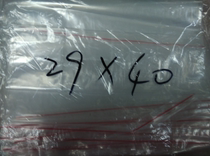 Self-sealing pocket red edge 29cm * 40cm double-sided thickness 6 Silk