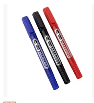 Baoke MP221 small double head marker pen fine oil hook line Pen CD disc Pen Express pen 12 sets