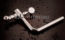 Copper pedal horizontal Flushing Valve foot horizontal telescopic flusher urine urinant squat urn