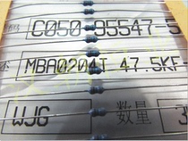 MBA0204 1 4W 47 5K 1% 1 8W volume Original imported metal film color ring resistance 20 price