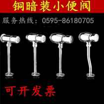 Copper urinal flush valve urinal flush valve hand-pressed toilet delay valve toilet urinal switch