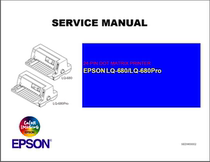 EPSON EPSON needle printer LQ680 LQ680PRO Repair Manual Service Technology upgrade program