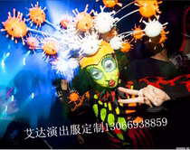 New Bar DJ Performance ds party Exaggerated Fluorescent Color Plotter costumes