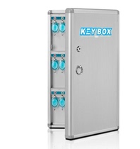 Jinlongxing key cabinet 48 96-position aluminum alloy wall-mounted key box car key management storage box