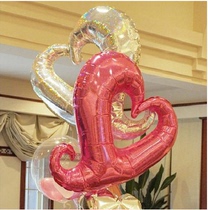 18 inch aluminum film Gogo heart balloon Wedding room Wedding wedding decoration Birthday celebration decoration balloon