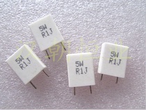 5W R1J 0 1ΩJ 0 1R 5% Vertical cement resistance