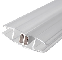 Shower room suction strip water retaining strip thickened glass door magnetic stripe magnetic barrier water windshield waterproof bathroom sealing strip flat open