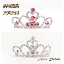 South Korea Children Womens Flower Hair Accessories Hair Dressing Princess Water Drill Crown Haircut Head Accessories Holiday Birthday Present