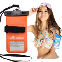 P6 mobile phone waterproof bag iphone6 plus sealed waterproof swimming rafting can touch screen 4521