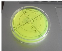 High precision level bubble universal level meter horizontal instrument horizontal bubble with scale large disc gradienter