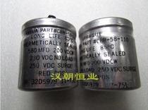 US CBR-58-110 CBR-58-110 580MFAT230VDC 230V580UF 230V580UF electrolytic capacitor