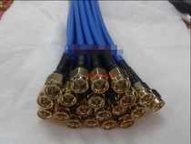 High frequency SMA SMA-JJ blue semi-flexible wire-3 RF signal line 30CM pure copper silver plated high frequency semi-flexible wire