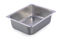 1 2 Stainless steel American straight number basin Stainless Steel American number basin box Fresh basin Ice cream plate number basin cover