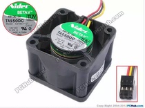 Original Nidec cooling fan 4CM 12V 0 29A C34957-57 three-line server fan