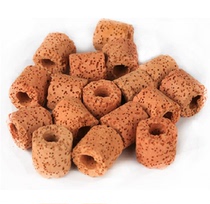 Filter material red respiratory biological circular aquarium supplies ceramic ring glass ring 500g