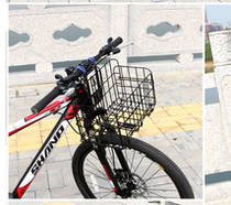 Mountain bike baskets iron baskets front and rear universal baskets folding bicycles electric basket electric basket