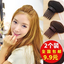 2 top head bangs booster flat head fluffy hair pad puffy hair pad hair hairclip height