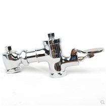 Kejie sanitary stool foot flushing valve Horizontal foot delay self-closing stool flushing valve KT8713