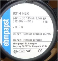 ABB inverter fan ebmpapst 8314HLR 8cm 24V 145mA 3 5W with original interface