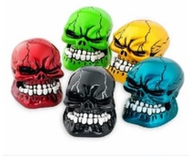 Car retrofit steak head skulls skull head hanging gear clubhead manual drain bar Universal wave stick head personality stalls head