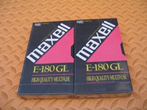 maxell Vancouver E-180GL 180 minutes high quality blank video