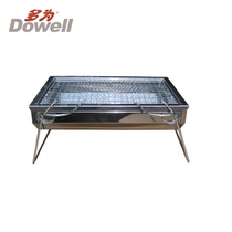 Dowell Multi-purpose Outdoor Products Grill Picnic Barbecue Skewers Stainless Steel Desktop Barbecue Grill ND-6202